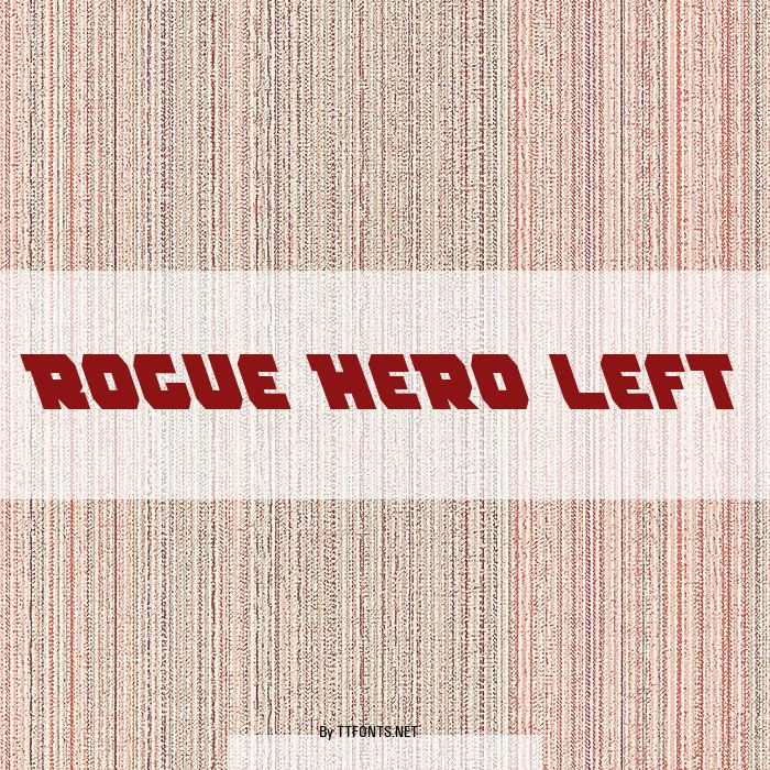 Rogue Hero Left example